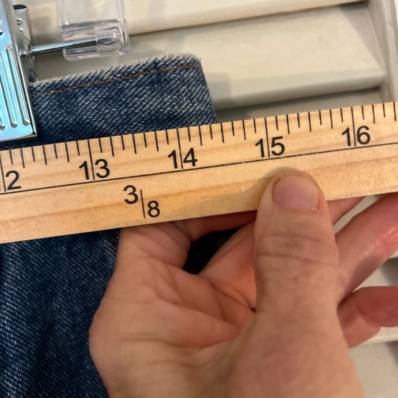 Vintage Blue Denim Skirt - Picture 5 of 10